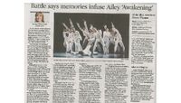 Chicago Tribune - Review: Robert Battle's 'Awakening' Revitalizes Ailey Troupe