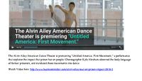 Business Insider - A Major Dance Company Is Putting On A Tour About What It's Like To Be In Prison