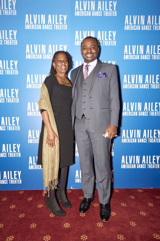First Lady of NYC Chirlaine McCray and Artistic Director Robert Battle