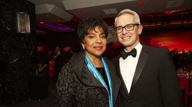 Phylicia Rashad and Executive Director Bennett Rink