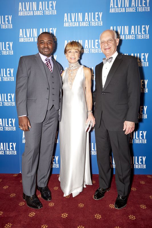 Artistic Director Robert Battle and Gala Co-chairs Daria Eric Wallach