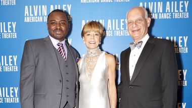 Artistic Director Robert Battle and Gala Co-chairs Daria Eric Wallach