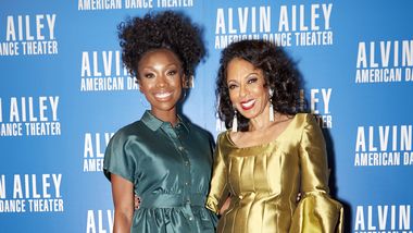 Honorary Chair Brandy Norwood and Debra Martin Chase