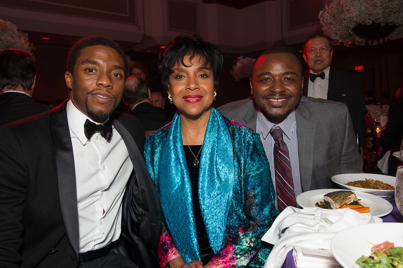 Honorary Chair Chadwick Boseman, Phylicia Rashad and Artistic Director Robert Battle