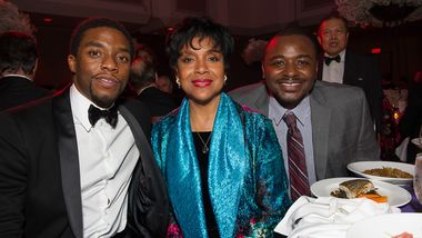 Honorary Chair Chadwick Boseman, Phylicia Rashad and Artistic Director Robert Battle
