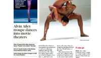 Miami Herald -Alvin Ailey Troupe Dances Into Movie Theaters