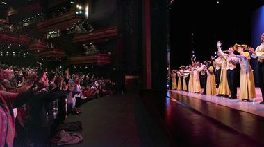 Alvin Ailey American Dance Theater bows after performing Revelations in South Africa