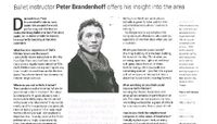 W42ST - Ballet Instructor Peter Brandenhoof Offers His Insight Into The Area