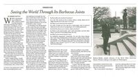 The New York Times - Seeing the World Through Its Barbecue Joints 