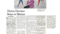 The New York Times - Dance Devotee Stays In Motion