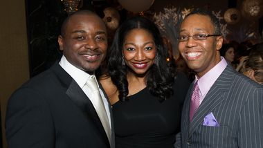 Robert Battle with Eboni and Rossi Turman