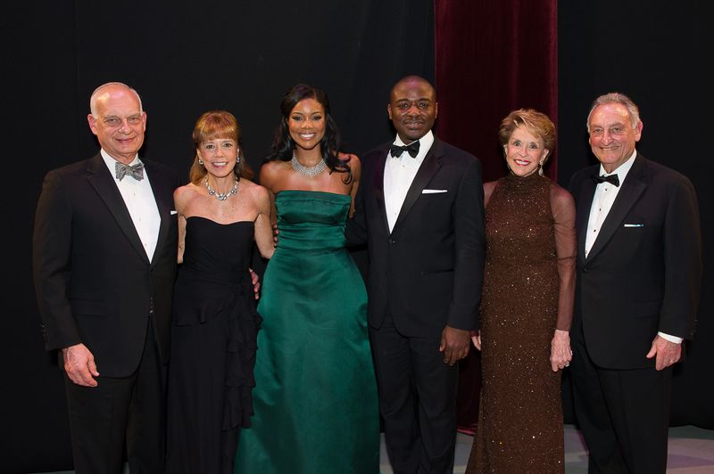 Eric J. and Daria L. Wallach, Actress and Honorary Chair Gabrielle Union, Artistic Director Robert Battle, and Joan and Sanford Weill