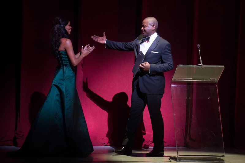 Actress and Honorary Chair Gabrielle Union with Artistic Director Robert Battle