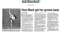 New York Post - How Mack Got Her Groove Back