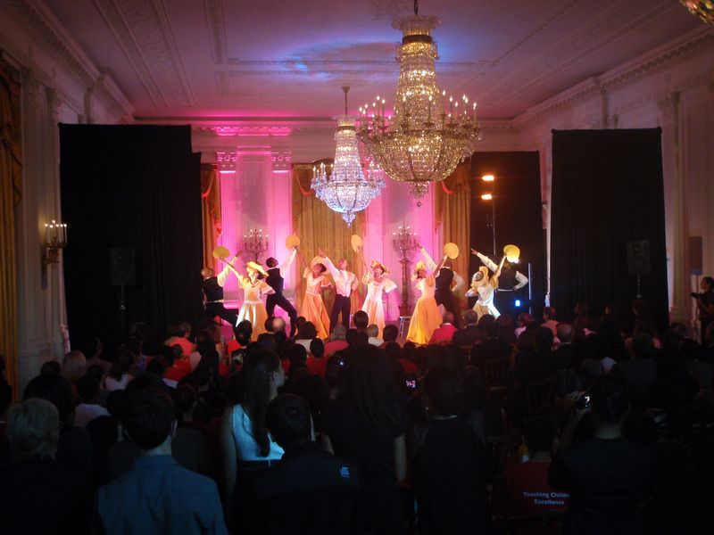 Alvin Ailey American Dance Theater perform Alvin Ailey's Revelations in the White House East Room