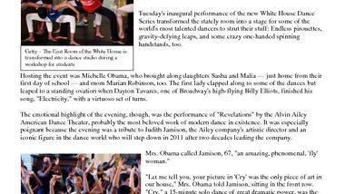 Michelle Obama Hosts First White House Dance Event