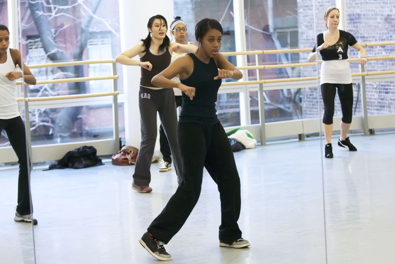 Hip-Hop class at Ailey Extension