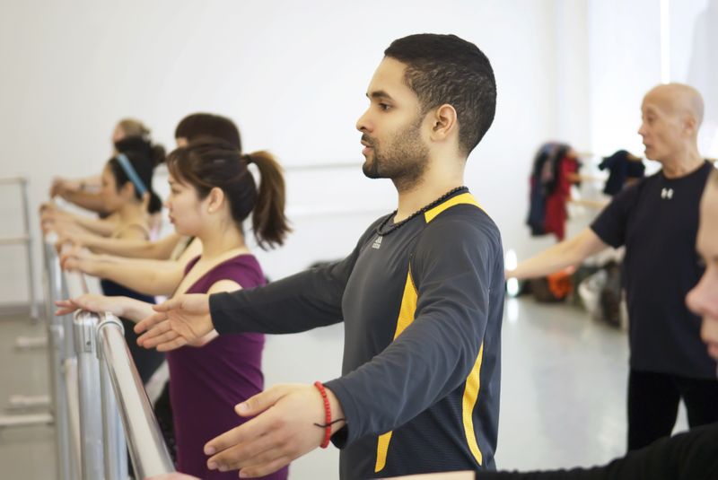 Ballet class at Ailey Extension