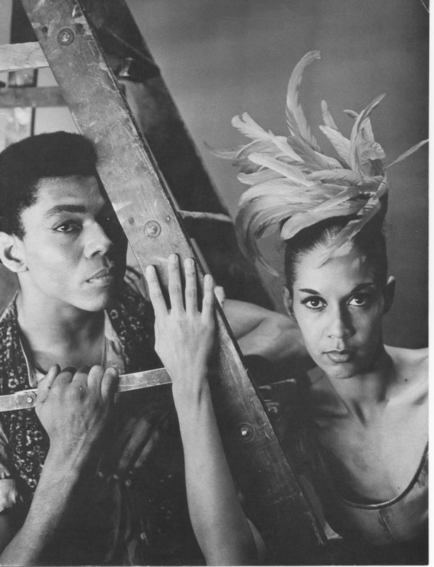 Alvin Ailey and Carmen de Lavallade. Photo by Jack Mitchell. (©) Alvin Ailey Dance Foundation, Inc. and Smithsonian Institution