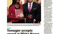 Miami Herald - Teenager Accepts Award At White House For AileyCamp Miami