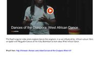 The Root - Dances of the Diaspora: West African Dance