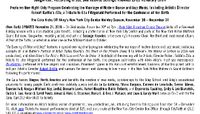 Alvin Ailey American Dance Theater’s “An Evening Of Ailey And Jazz” Opening Night Gala Benefit Performance & Party Honoring Diageo, North America – Wednesday, November 30th At 7pm