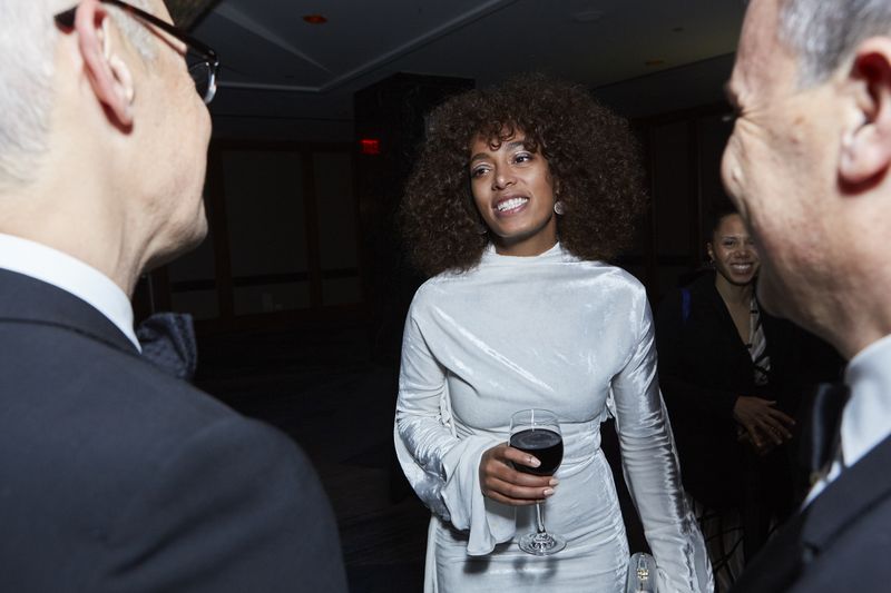 Honorary Chair Solange Knowles with Executive Director Bennett Rink and David Bowen
