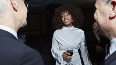 Honorary Chair Solange Knowles with Executive Director Bennett Rink and David Bowen