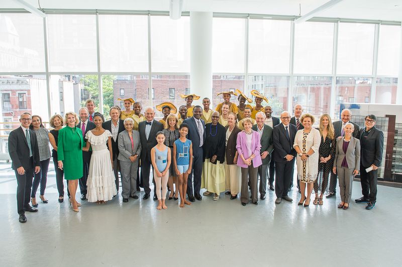 Ailey Board of Trustees with Ailey Leadership, Ailey II and students from The Ailey School