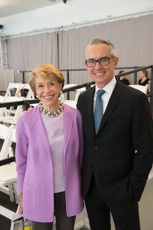 Board Chair Emerita Joan H. Weill and Executive Director Bennett Rink