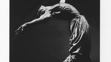 Alvin Ailey in Alvin Ailey's Hermit Songs. Photo by Jack Mitchell. (©) Alvin Ailey Dance Foundation, Inc. and Smithsonian Institution
