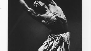 Alvin Ailey in Alvin Ailey's Hermit Songs. Photo by Jack Mitchell. (©) Alvin Ailey Dance Foundation, Inc. and Smithsonian Institution