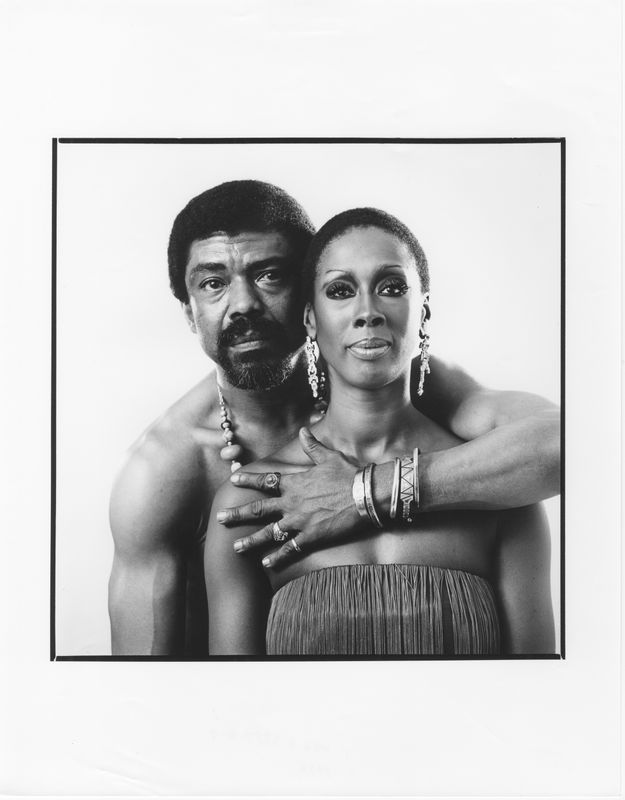 Alvin Ailey and Judith Jamison. Photo by Jack Mitchell. (©) Alvin Ailey Dance Foundation, Inc. and Smithsonian Institution