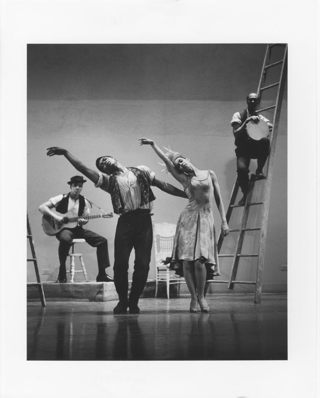 Alvin Ailey, Carmen de Lavallade and Company in Alvin Ailey's Blues Suite. Photo by Jack Mitchell. (©) Alvin Ailey Dance Foundation, Inc. and Smithsonian Institution
