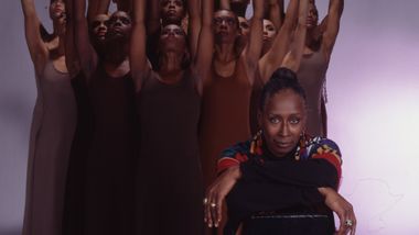 Judith Jamison and the Company rehearsing Revelations. Photo by Jack Mitchell. (©) Alvin Ailey Dance Foundation, Inc. and Smithsonian Institution