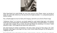 WABE 90.1 - MLK Sermon Inspires New Piece For Alvin Ailey Dance Theater