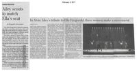 The Washington Post - Ailey Scoots To Match Ella's Scat