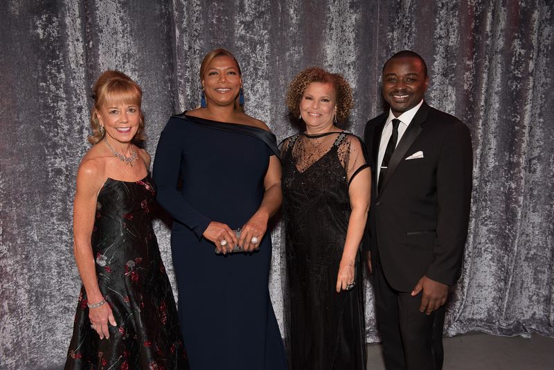 Gala Co-Chair Daria L. Wallach, Honorary Chair Queen Latifah, Gala Honoree Debra Lee, and Artistic Director Robert Battle