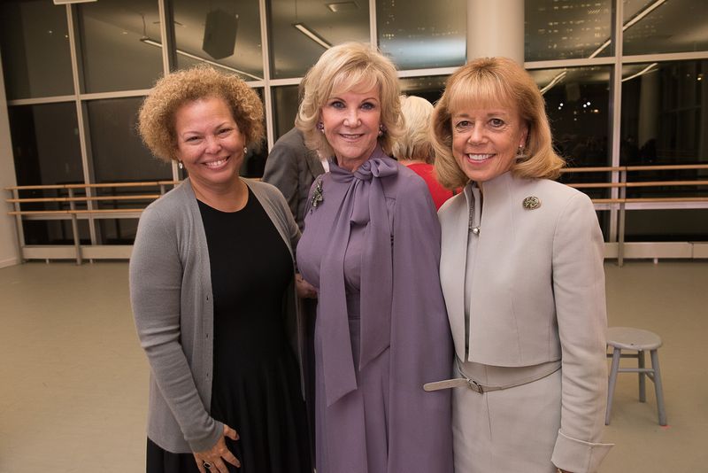 Ailey Board President Debra L. Lee, Elaine Wynn, and Board Chairman Daria Wallach. Photo by Christopher Duggan.