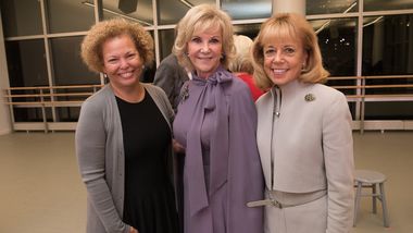 Ailey Board President Debra L. Lee, Elaine Wynn, and Board Chairman Daria Wallach. Photo by Christopher Duggan.