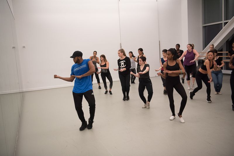 Ailey Extension Hip Hop Class with Antonio Jefferson. Photo by Christopher Duggan. 