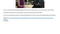 CBS Miami - Focus On South Florida: Alvin Ailey American Dance Theater