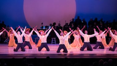 Alvin Ailey American Dance Theater in Alvin Ailey's Revelations with live music