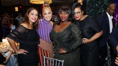 Ailey Board Member Lucinda Martinez, Amanda Seales, Bevy Smith, and Beverly Bond
