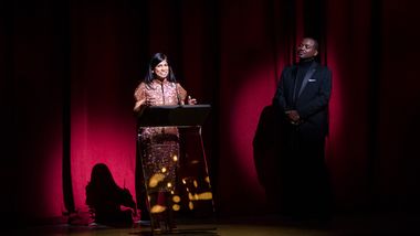Gala Co-Chair Lata Reddy and Artistic Director Robert Battle