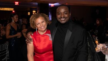 Gala Co-Chair and Ailey Board President Debra Lee and Artistic Director Robert Battle