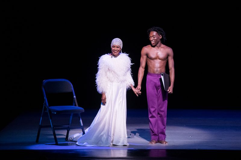 Honorary Chair Cicely Tyson and AAADTs Chalvar Monteiro in Robert Battles For Alvin. Photo by Christopher Duggan4