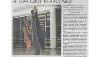New York Times - A 'Love Letter' To Alvin Ailey