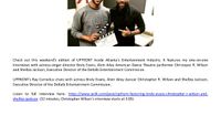 Jazz WCLK - 'UPFRONT' with Ray Cornelius featuring Christopher Wilson