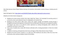 Pix 11 News - Alvin Ailey Offers Dancing For Active Seniors 